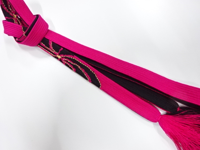 正絹　手組帯締め